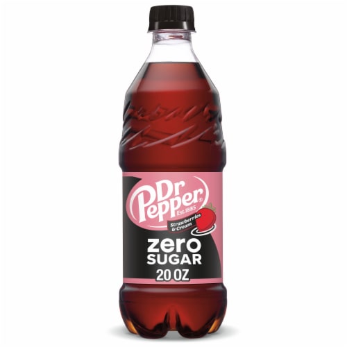 Dr Pepper Strawberries & Cream Zero Sugar Soda - Classic Zero Mix