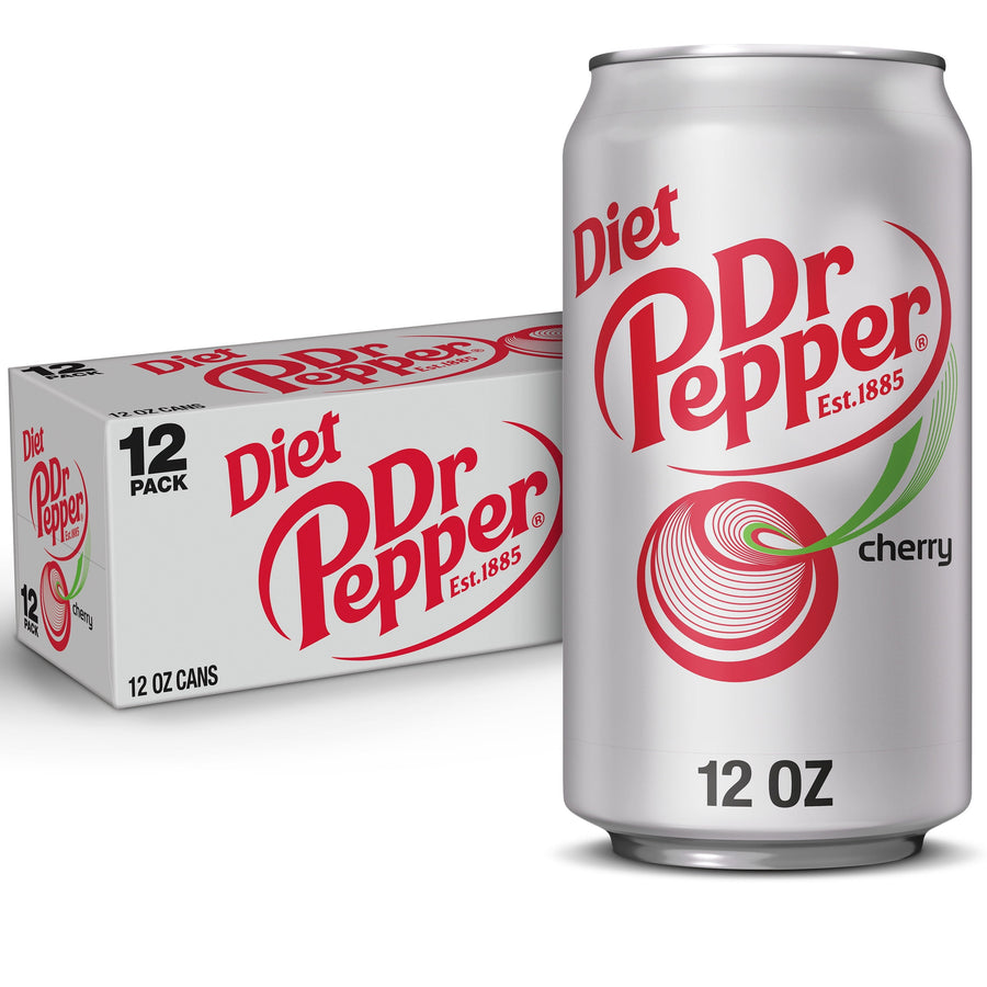 Diet Dr Pepper Cherry Soda - Modern Soda Bottle