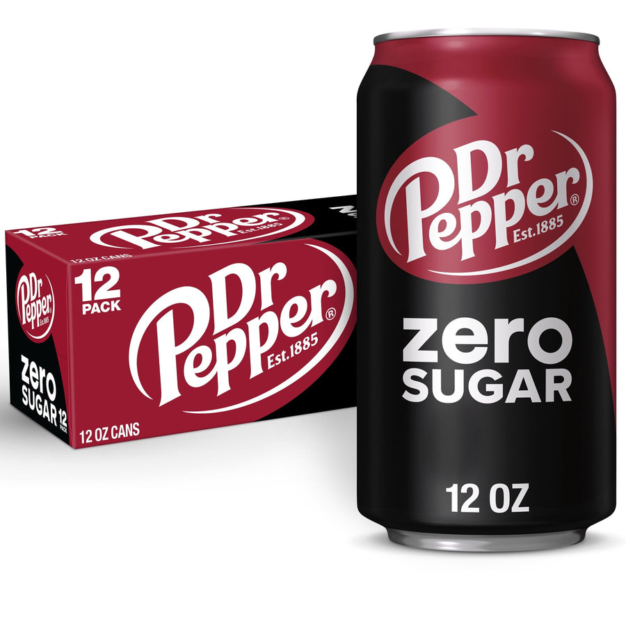 Dr Pepper Zero Sugar Soda - Light Zero Fizz